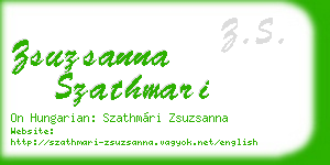 zsuzsanna szathmari business card
