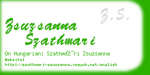 zsuzsanna szathmari business card